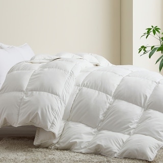 Lightweight to Heavyweight Premium White Goose Down Comforter Duvet Insert
