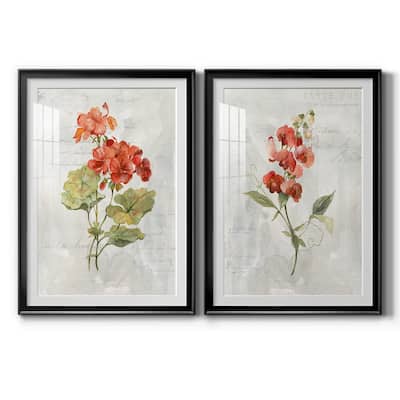 Linen Geranium Premium Framed Print - Ready to Hang
