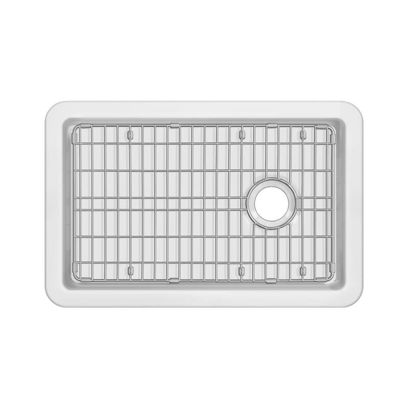 Whitehaus WHUF3119 Fireclay 31" Undermount Single Basin Fireclay