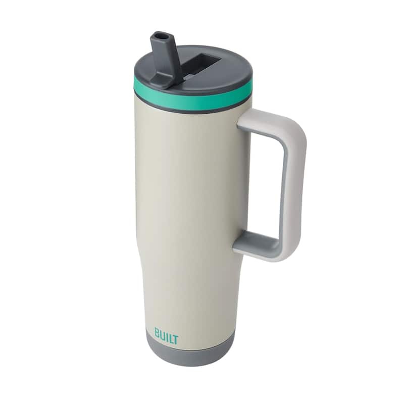 BUILT Cascade Double Wall Stainless Steel 40 oz Tumbler - 40 oz - Concrete Grey