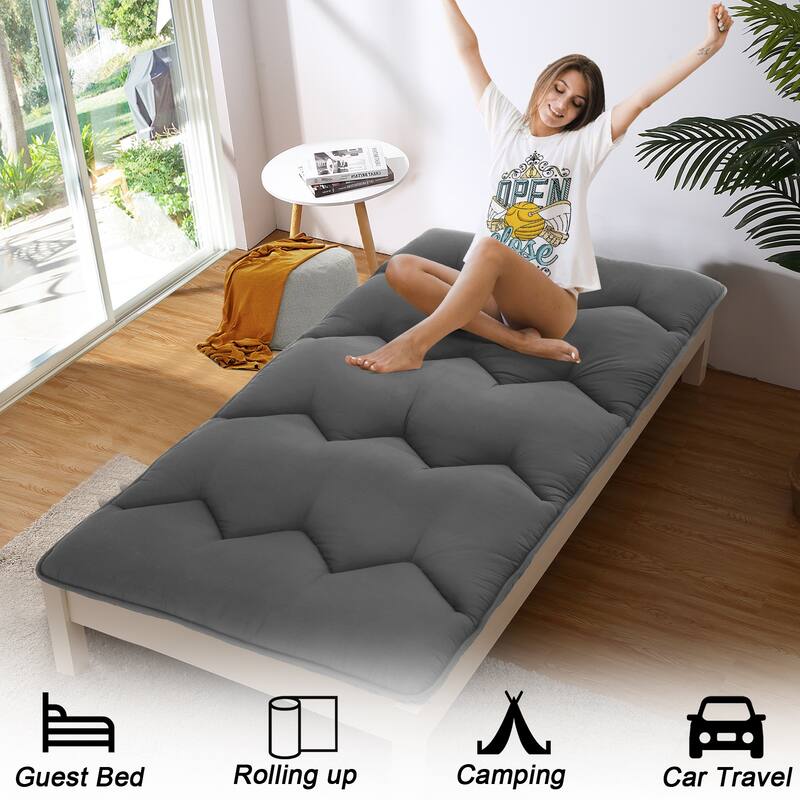 Japanese Futon Floor Mattress, Japanese Style Floor Mattress Sleeping Mattress Pad Tatami Mat