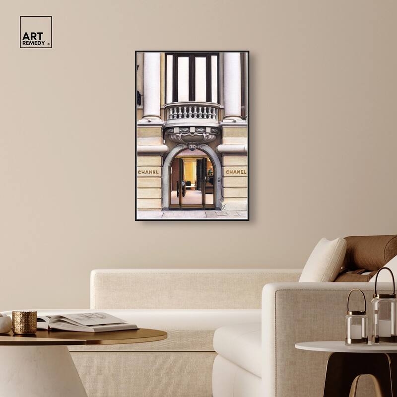 Expensive Store in Paris Canvas by Art Remedy