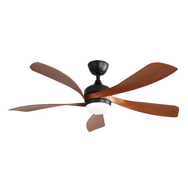 52" Dimmable Led Ceiling Fan with Remote Control,Reversible DC Motor