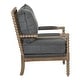 preview thumbnail 20 of 41, Fletcher Spindle Chair in Fabric with Brushed Charcoal Finish