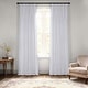 preview thumbnail 1 of 81, Exclusive Fabrics Textured Faux Dupioni Silk Thermal Blackout Curtains (1 Panel) 50 X 108 - Ice