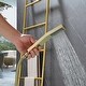 preview thumbnail 25 of 27, Floor Mounted Single Handle Clawfoot Tub Faucet with Hand shower - 8" x 48"