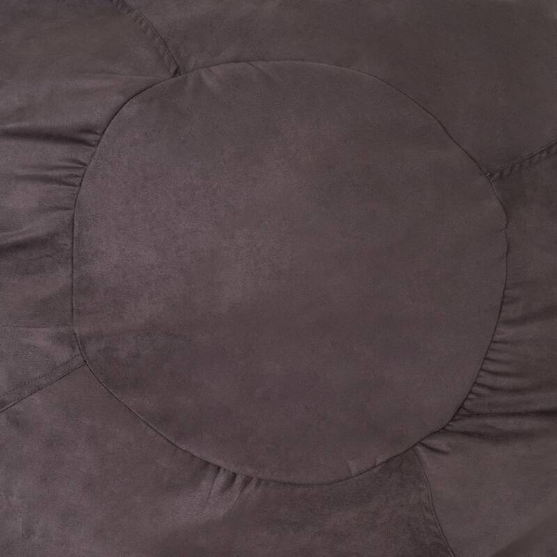 Comfortable High-Density Foam Bean Bag Chair for Kids and Adults, with Removable Microsuede Cover