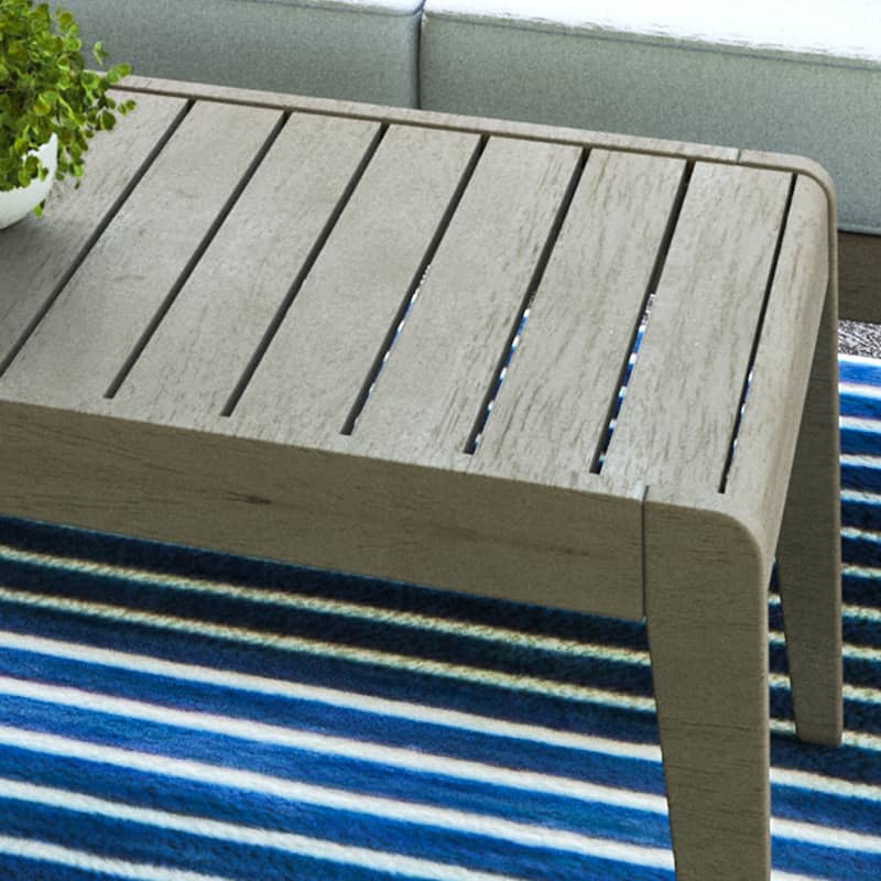 Homestyles Sustain Gray Wood Outdoor Coffee Table