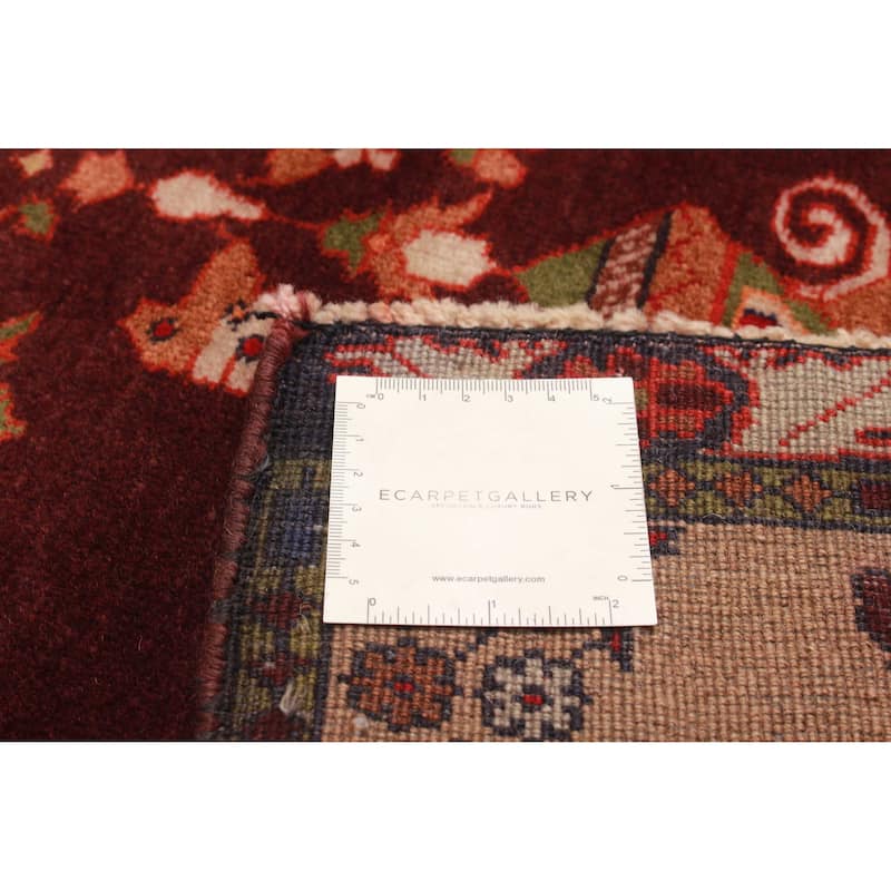 Teimani Burgundy Rug 3'2" x 4'9" - 3'2 x 4'9