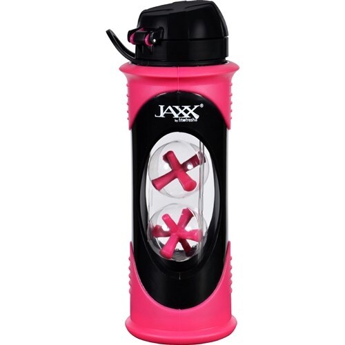 Fit and Fresh Jaxx Shaker Bottle - Glass - Pink - 20 oz - 1 Count Food Preparation