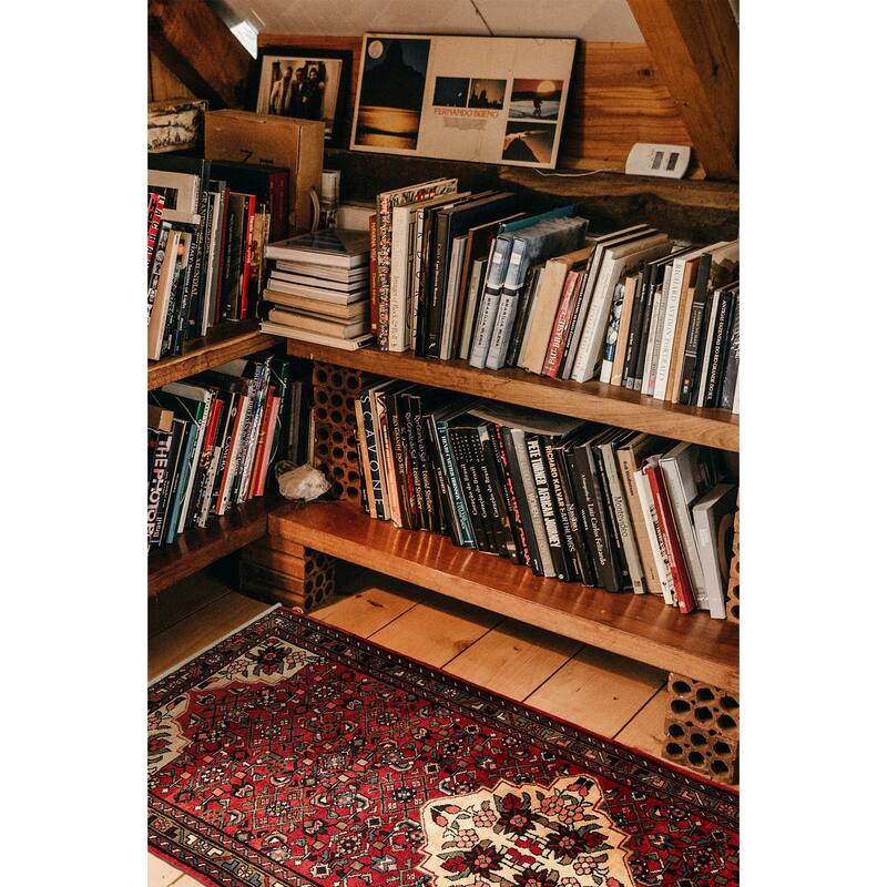 ECARPETGALLERY Hand-knotted Andelz Red Wool Rug - 3'7 x 9'2