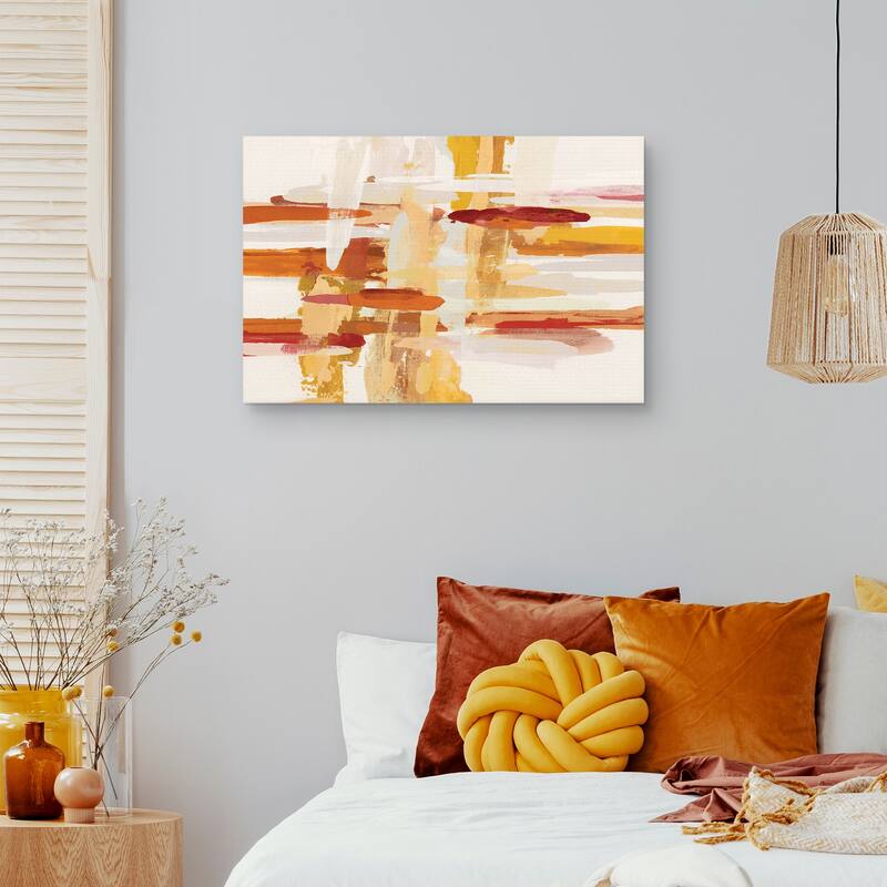 Clay Stacks by Randy Hibberd Canvas Art Print