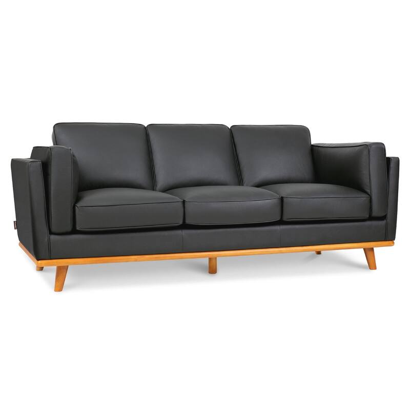 MCombo Napa Leather Couch, Leather Sofa