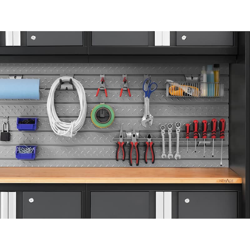 NewAge Products Pro Series / Performance Plus 2.0 DP Silver 56" Backsplash