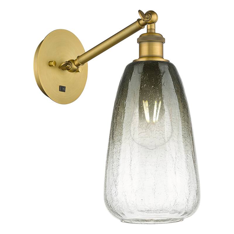 Innovations Lighting Endless Possibilities Ballston - Brookhaven Almond - 1 Light 6" Adjustable Sconce