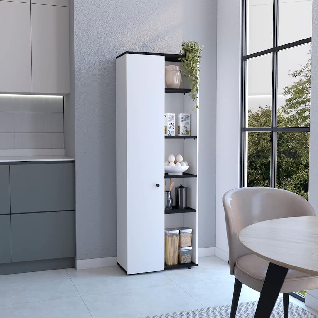 Herrin Kitchen Pantry Storage Cabinet Engineered Wood