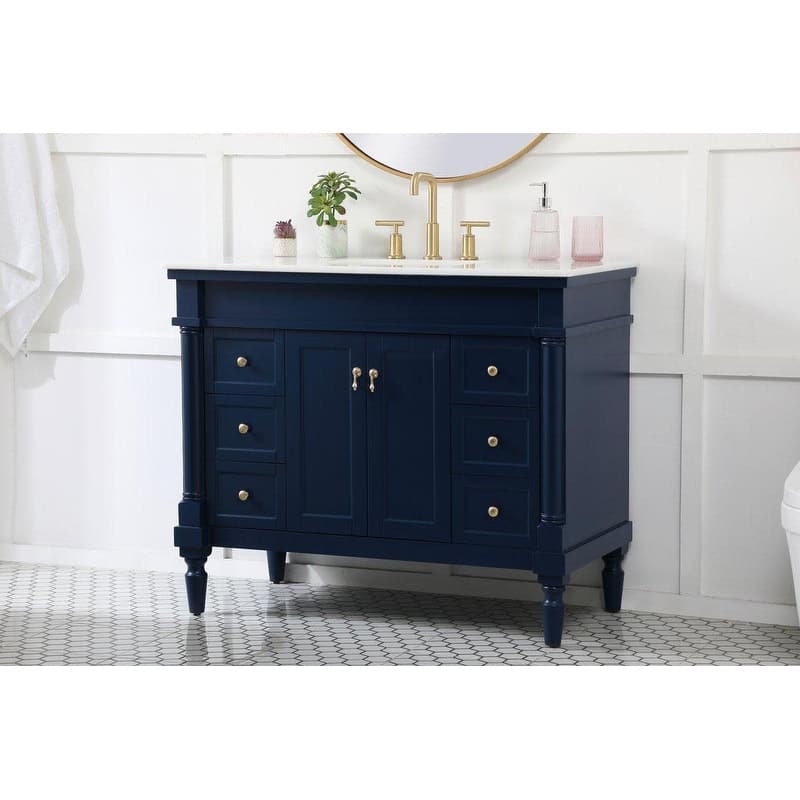 Elegant Lighting VF13042 Lexington 42" Free Standing Single Basin