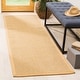 preview thumbnail 7 of 51, SAFAVIEH Natural Fiber Jenney Sisal Border Rug 2'6" x 8' Runner - Wheat