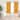 Deconovo Gold Line 42 Width Curtain Panel Pair (2 Panel)