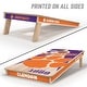 preview thumbnail 3 of 4, Clemson Tigers NCAA 2x4 Cornhole Board Set