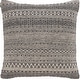 preview thumbnail 2 of 1, Artistic Weavers Loma Bohemian Striped Throw Pillow Cover 20" x 20" Cover - Charcoal