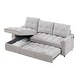 preview thumbnail 66 of 65, Modern Chenille L-Shaped Convertible Sofa Bed with Storage, USB and Type-C Charging Ports for Living Room