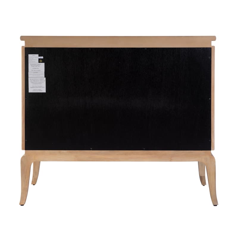 Karolina 40 in. W Wood 2 Door Accent Cabinet with Interior Shelves