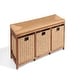 preview thumbnail 8 of 10, Badger Basket Kid's Storage Bench with Woven Top and Baskets - 41.5" x 13.75" x 15.75"