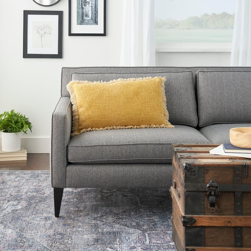 57 Grand by New Concept Washables Rustic Farmhouse Geometric Stonewash Throw Pillow , ( 22" x 22" )