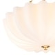 preview thumbnail 7 of 14, Chic Modern 3-Light Shell Scalloped Glass Chandelier For Dining Room - 15.7 in