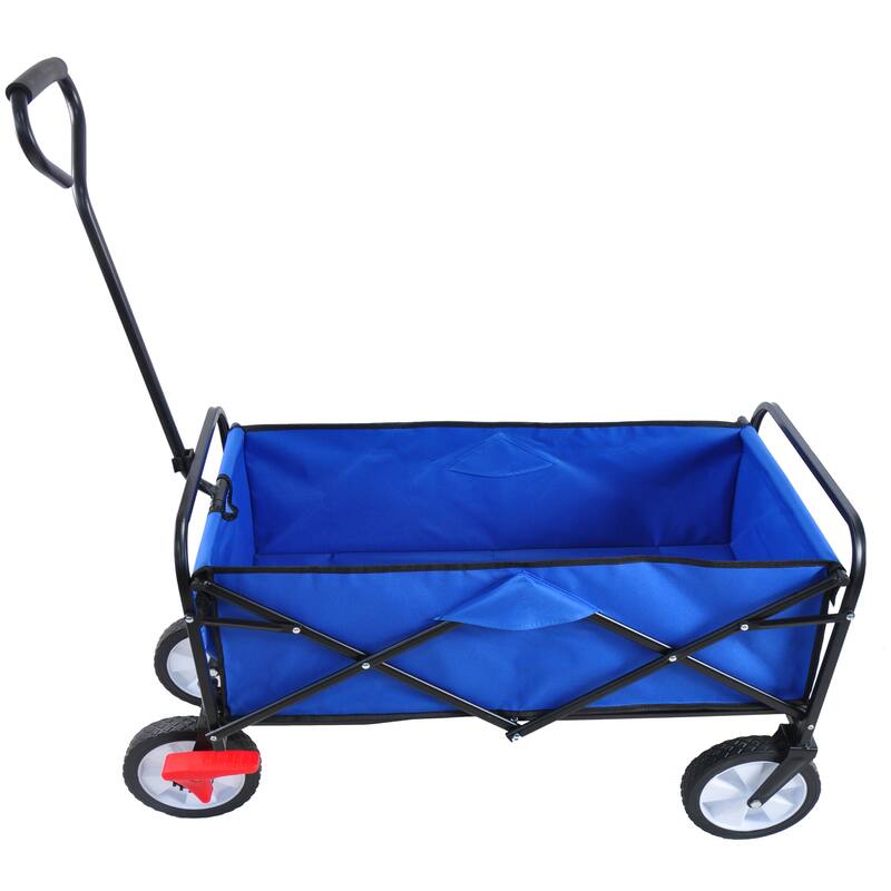 Versatile Folding Wagon: Ideal for Garden, Shopping, and Beach Excursions