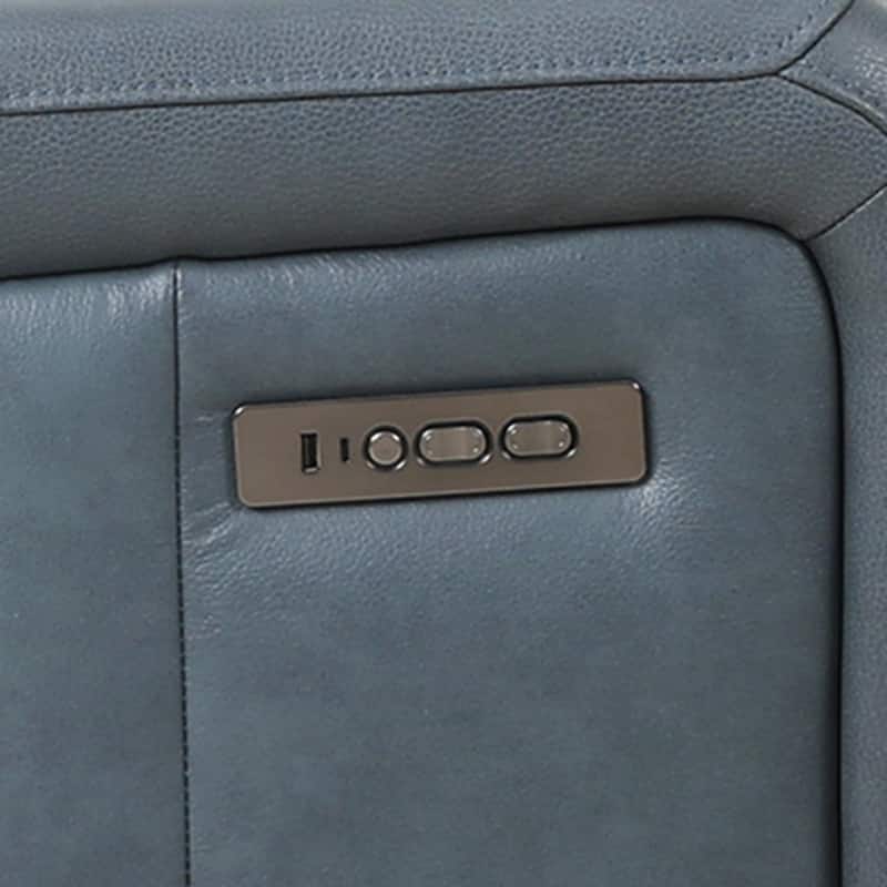 Cavron Leather Match Power Glider Recliner