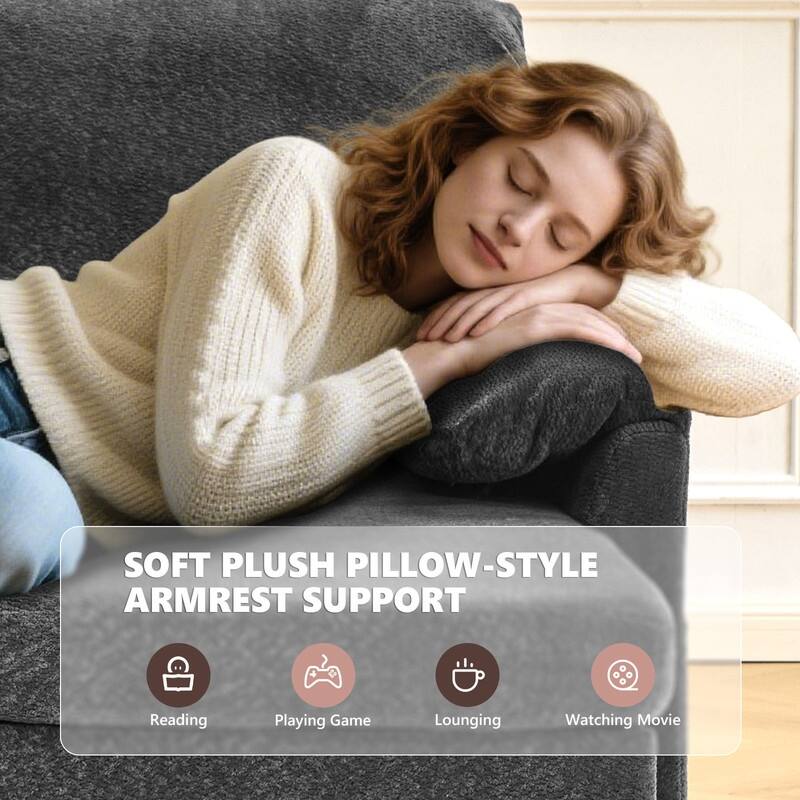 Modern L-Shaped Upholstered Velvet Sleeper Sectional Sofa bed with Chaise and Queen Pull Out Bed