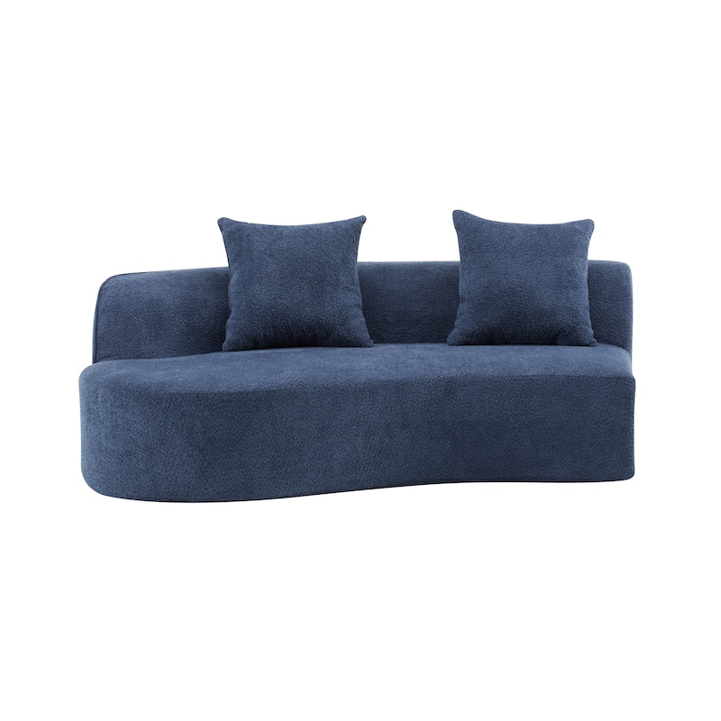Christopher Knight Home - Linda Fabric Curved Sectional Sofa