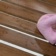preview thumbnail 23 of 38, VEIKOUS 4 ft. Outdoor Wood Hanging Patio Porch Swing with Chains for 2 Person