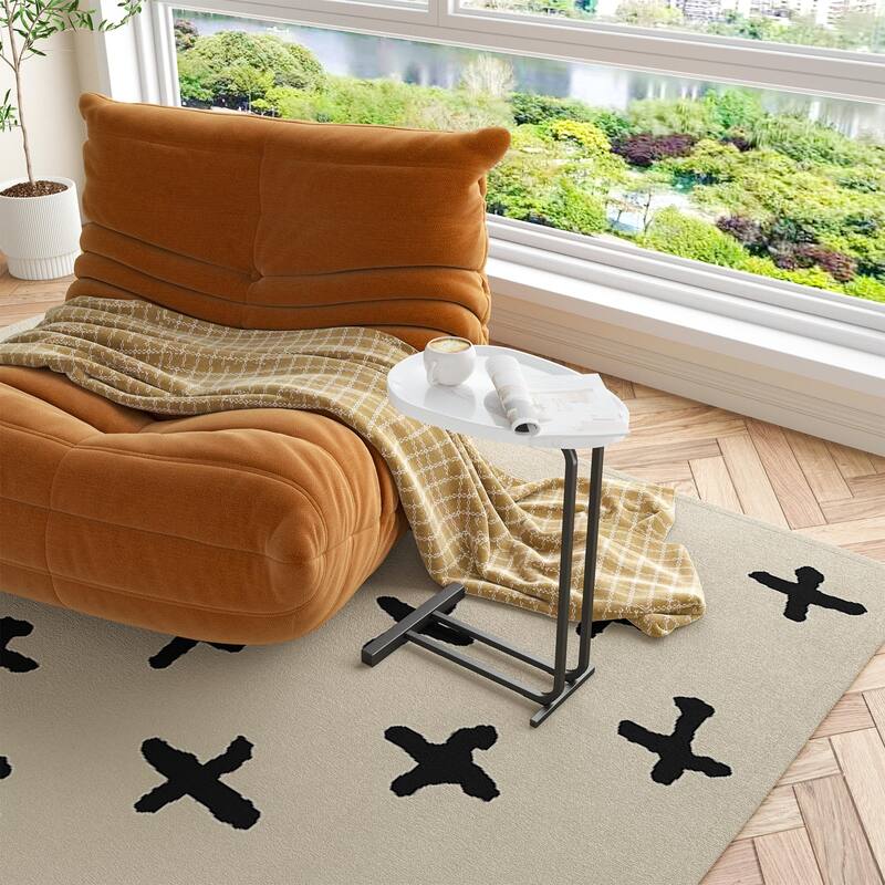 C-Shaped Side Table Sofa Tables