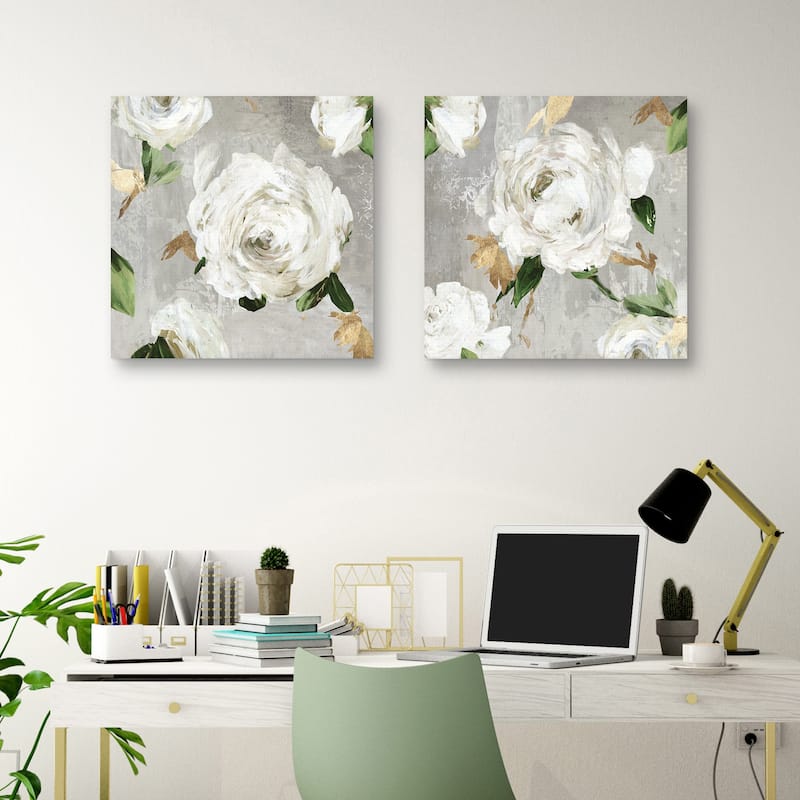 Garden Memories I, Garden Memories II by Asia Jensen Canvas Art Prints