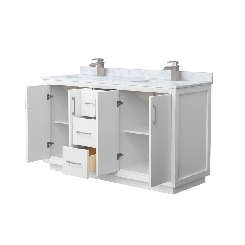 Wyndham Collection WCF414160D-NAT-UNSMXX Strada 60" Free Standing