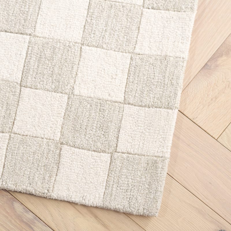 SAFAVIEH Handmade Martha Stewart Collection Berthild Checkered Wool Rug