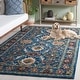 preview thumbnail 10 of 37, SAFAVIEH Handmade Blossom Menga Contemporary Wool Rug 8' x 10' - Blue/Green - Rectangle