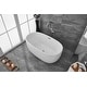 preview thumbnail 70 of 173, Adler Soaking Bathtub in Glossy White