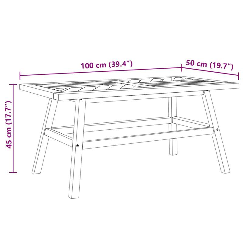 vidaXL 3/4/5 Piece Garden Lounge Set Solid Wood Acacia