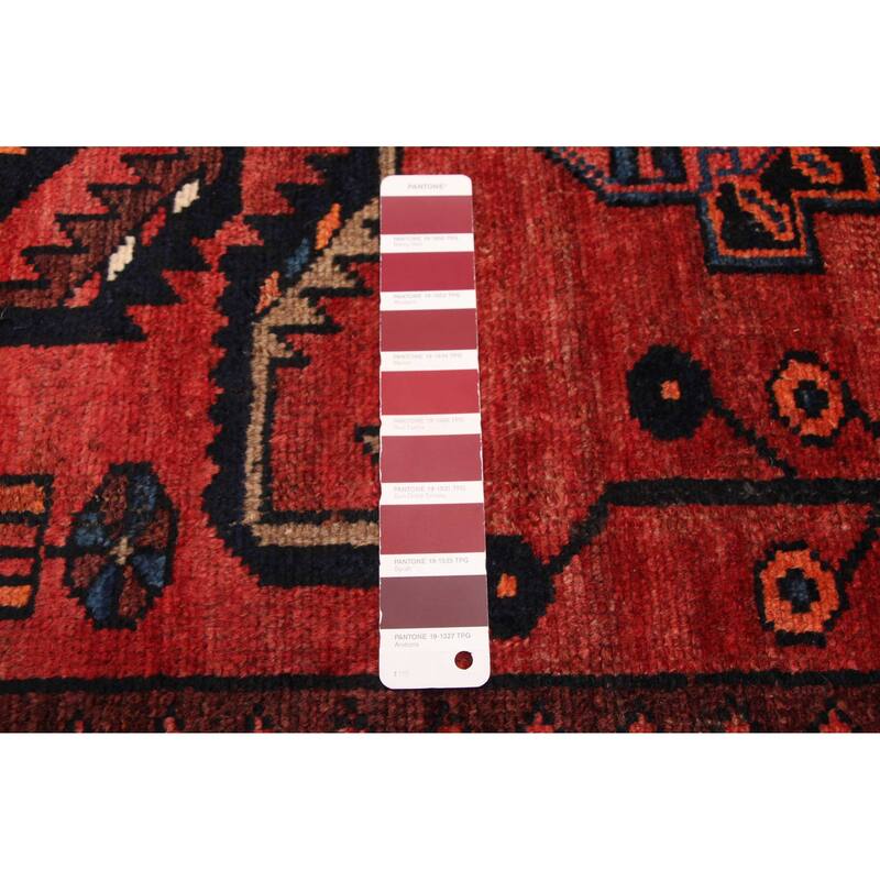 ECARPETGALLERY Hand-knotted Anadol Red Wool Rug - 3'7 x 13'7