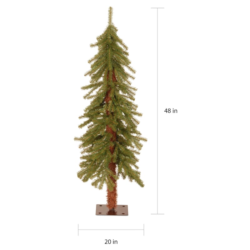 National Tree Company 4 ft.Hickory Cedar Tree with 1.25-inch Pole - 4 Foot