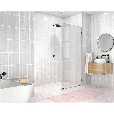 Glass Warehouse 78" x 35" Frameless Shower Door - Single Fixed Panel