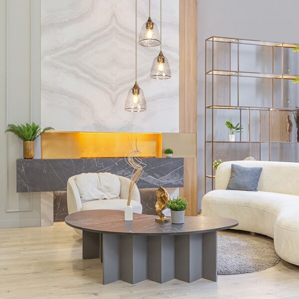 Modern 3-Light Gold Chandelier Cluster Glass Island Lights Modern 3-Light Gold Chandelier Cluster Glass Island Lights