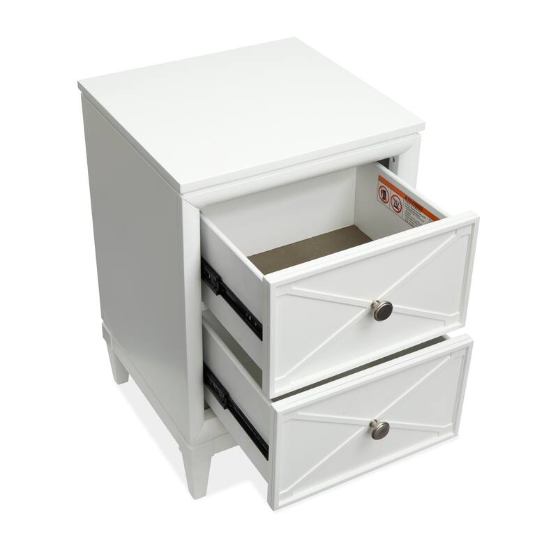 Magnussen Home Springhouse Whisper White Drawer Nightstand