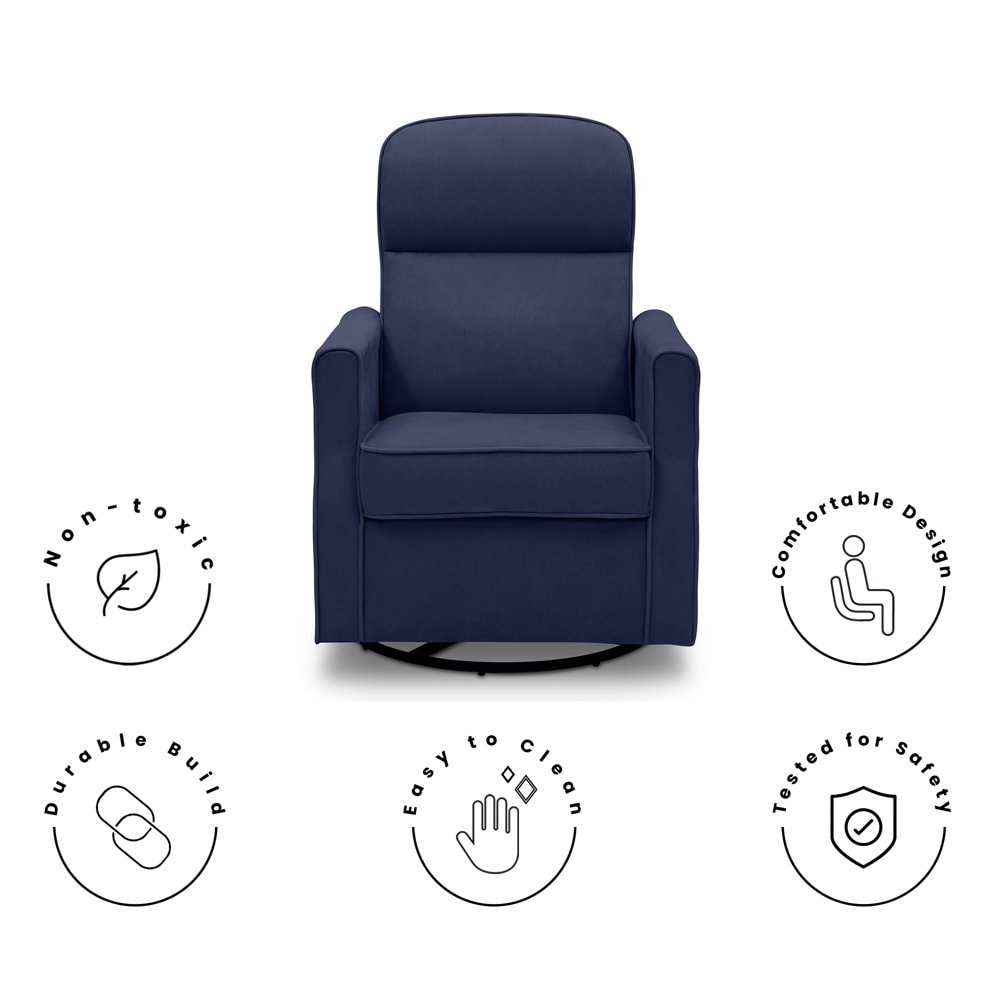 Delta children avery nursery glider swivel rocker chair clearance