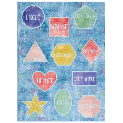 SAFAVIEH Kids Playhouse Machine Washable Slip Resistant Mirbana Neighborhood Road Rug