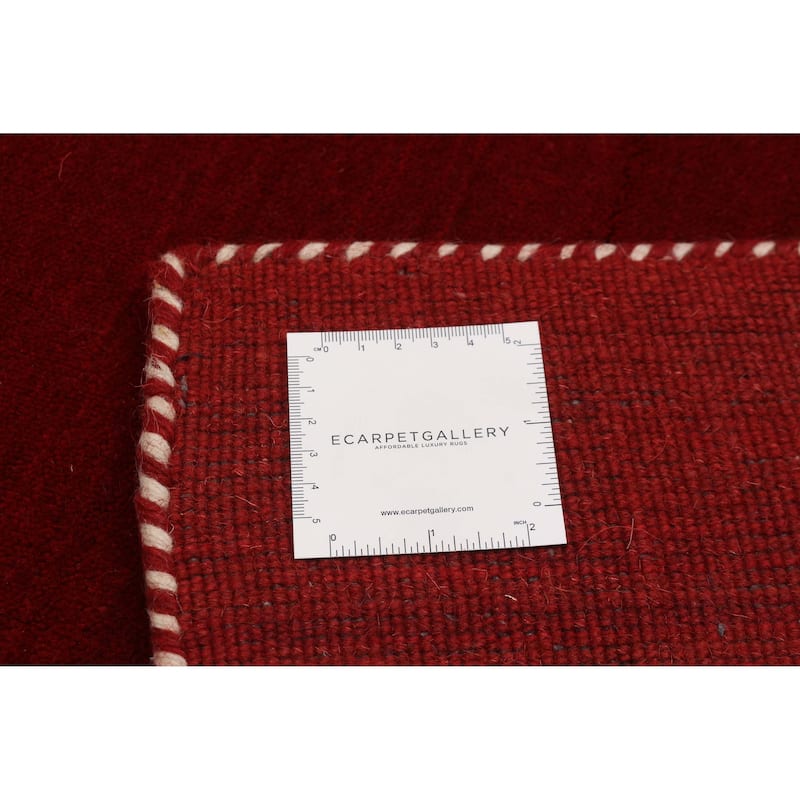Kashkuli Gabbeh Red Rug 5'3" x 7'4" - 5'3 x 7'4
